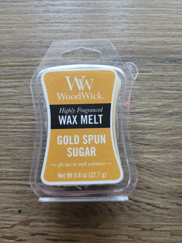 WoodWick wax melt gold spun sugar