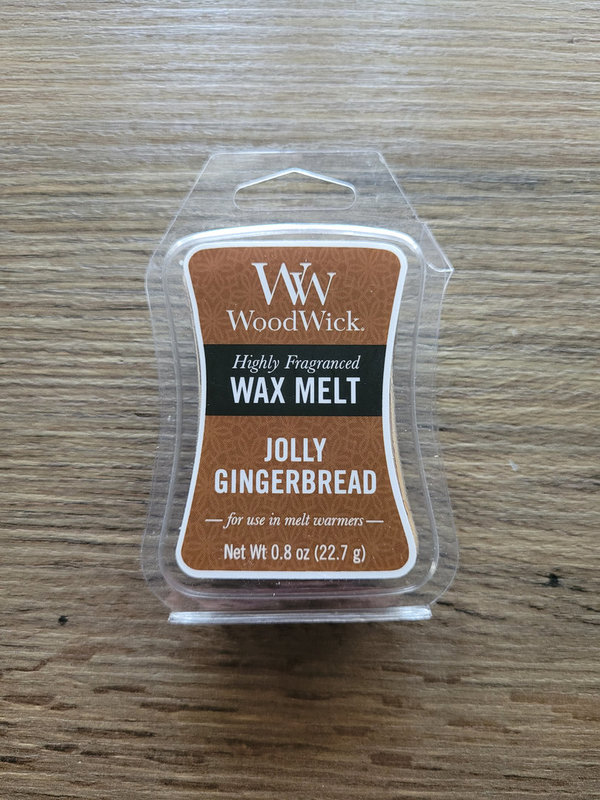 WoodWick wax melt jolly gingerbread