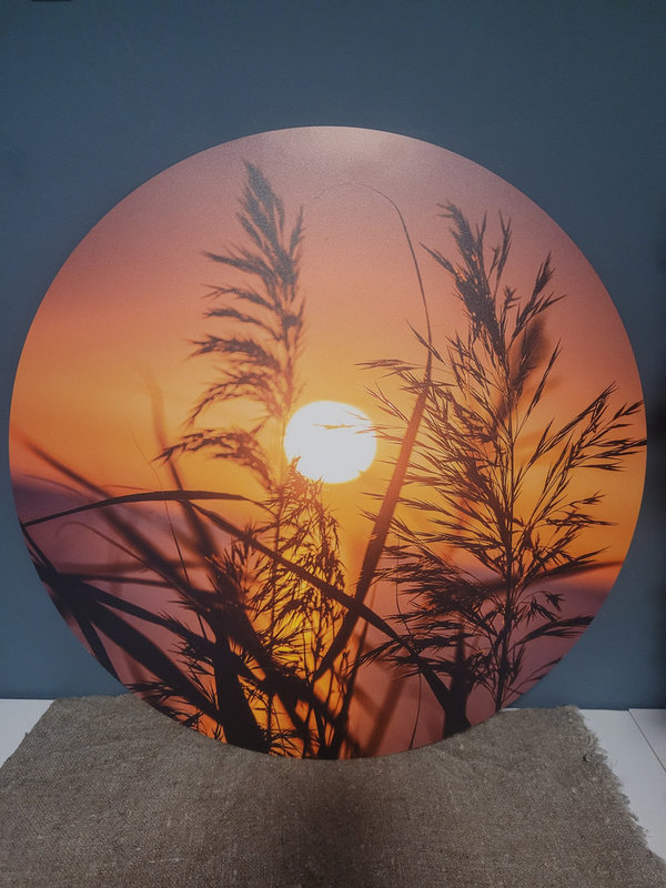 Muurcirkel zonsondergang 50 cm